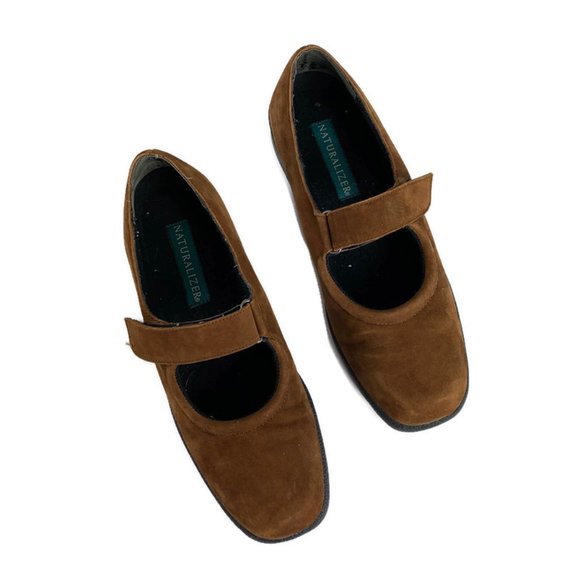 Naturalizer 9m Brown Leather Shoes V Cro 772f37 - Picture 3 of 6